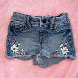 jumping beans Light Blue Embroidered Denim Shorts